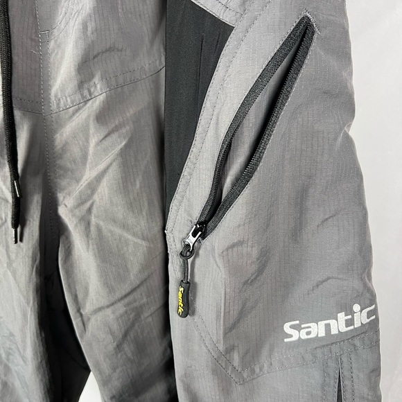 Santic Cycling Shorts Men’s XL Padded Grey Black - Picture 4 of 8